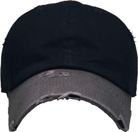 img 3 attached to KBETHOS Distressed Baseball Adjustable Headwear Outdoor Recreation and Climbing