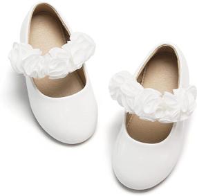 img 4 attached to Felix & Flora Toddler Girl Mary 👧 Jane Flats - Perfect for Parties, School, and Weddings!