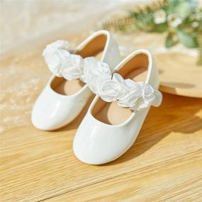 img 2 attached to Felix & Flora Toddler Girl Mary 👧 Jane Flats - Perfect for Parties, School, and Weddings!