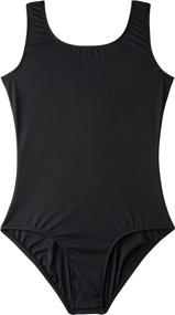 img 2 attached to 🩰 DANSHOW Tank Leotards: Ideal Attire for Women's Dance, Ballet & Adult Gymnastics