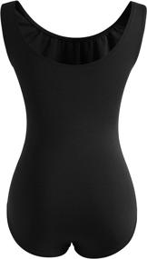 img 3 attached to 🩰 DANSHOW Tank Leotards: Ideal Attire for Women's Dance, Ballet & Adult Gymnastics