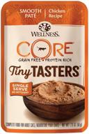 🐾 wellness core tiny tasters: grain-free protein rich smooth pate for optimal wellness logo