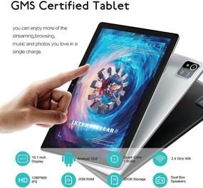 img 3 attached to High-Performance Tablet 10.1 Inch Android 10 with 32GB Storage, Long Lasting 6000mAh Battery, Powerful Quad Core Processor, and HD Touchscreen
