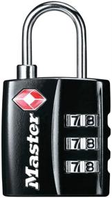 img 4 attached to 🔒 Enhanced TSA Accepted Master Lock Combination 4680DBLK - Your Ultimate Travel Security Solution
