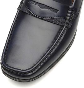 img 2 attached to Faranzi Driving Moccasins: Classic Comfortable Men's Shoes, Loafers & Slip-Ons for Ultimate Style and Comfort