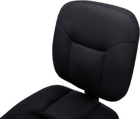 img 2 attached to 🪑 Enhanced Ergonomics: Armless Task Chair in Black - OFM ESS Collection (ESS-101-BLK)