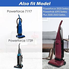 img 2 attached to 🧹 LotFancy 9PCS Upright Vacuum Bags Designed for Bissell Style 1 and 7, PowerForce 3522, PowerGlide 3545, Powerlifter Pet 2019 Series