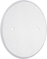 🔳 taymac lpb3325 flat blank 5" round metallic wallplate - standard size, brilliant white finish логотип