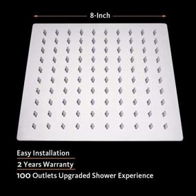 img 2 attached to Ultra Thin Showerhead Stainless Waterfall Self Clean