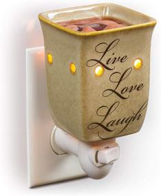 img 4 attached to 🕯️ Dawhud Direct Live Love Laugh Plug-in Fragrance Wax Melt Warmers