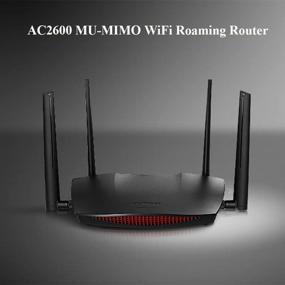 img 1 attached to 🔒 Enhanced Edimax Gemini Smart Wi-Fi 5 AC2600 Gaming Router: MU-MIMO, Dual-Band, Gigabit Ethernet, Extended Wi-Fi Range, Beam Forming, Smart Roaming Supported (RG21S)