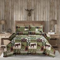 bedspread patchwork reversible coverlet lightweight bedding for bedding sets & collections logo