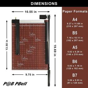 img 2 attached to Paper Trimmer PBell Guillotine Capacity