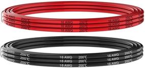 img 3 attached to 🔌 Silicone Insulated Electrical Gauge Cable - Black