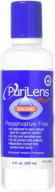 👁️ purilens plus preservative free saline 4 fl oz bottles - pack of 12: optimal and convenient eye care solution logo