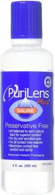 img 4 attached to 👁️ PuriLens Plus Preservative Free Saline 4 Fl Oz Bottles - Pack of 12: Optimal and Convenient Eye Care Solution