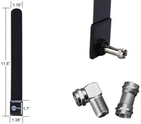 img 3 attached to 📺 Чистый ТВ-ключ HD цифровая комнатная антенна - Бесплатный прием ТВ-сигналов спутникового вещания - Избавьтесь от кабеля, как это показано по ТВ.