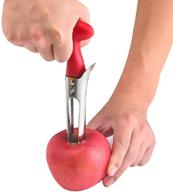 efficient stainless steel apple corer - essential fruit and vegetable core remover tool for home & kitchen logo