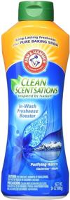 img 1 attached to 🌊 Enhance Your Laundry with Arm & Hammer Clean Scentsations In-Wash Freshness Booster - Purifying Waters, 24 Oz