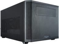 🖥️ fractal design core 500 mini tower computer case - mini itx - enhanced high airflow and cooling - includes 1x 140mm silent fan - brushed aluminium - water-cooling compatible - black logo