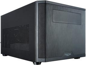 img 4 attached to 🖥️ Fractal Design Core 500 Mini Tower Computer Case - Mini ITX - Enhanced High Airflow and Cooling - Includes 1x 140mm Silent Fan - Brushed Aluminium - Water-Cooling Compatible - Black