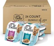 🐶 purina bella adult wet dog food variety packs - single serve in savory juices logo