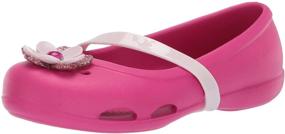 img 4 attached to 🥿 Crocs Women's Lina Charm Flat Ballet: Stylish and Comfortable Footwear for Women