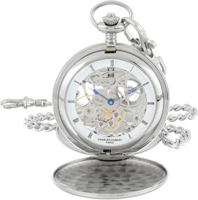 img 4 attached to ⌚ Charles Hubert Paris 3780 W Mechanical Pocket Watch