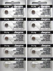 img 1 attached to 🔋 Energizer 377/376 Silver Oxide 10 Batteries - Long-lasting Power for Multiple Devices