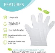 🌿 eco gloves: environmentally friendly plant-based compostable gloves for food preparation and cleaning logo