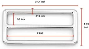 img 3 attached to CRAFTMEMORE Buckle Triglide Adjuster Accessories