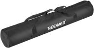 neewer photography light stand carrying bag - heavy duty nylon case for light stands, umbrellas, tripods, and monopods (black) - compact and convenient storage solution logo