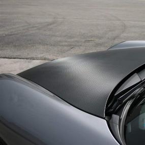 img 3 attached to Enhance Your Vehicle's Look and Protection with LZLRUN 3D Carbon Fiber Vinyl Wrap 🚗 - 2ft x 5ft - Perfect for Automotive Use - Includes Knife + Hand Tool!