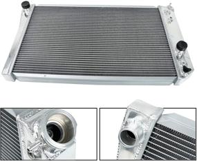 img 4 attached to 🏎️ High-Performance, Full Aluminum 3-Row Core Racing Radiator for 1982-2002 Chevy S-10 Blazer V8 Conversion and 1984-1990 Chevrolet Corvette