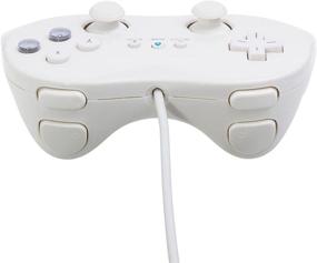 img 3 attached to 🎮 Beastron Classic Controller Pro - Console Gamepad/Joypad - Wired Controller for Nintendo Wii Wii U - White (1 Pack)