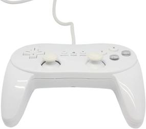 img 1 attached to 🎮 Beastron Classic Controller Pro - Console Gamepad/Joypad - Wired Controller for Nintendo Wii Wii U - White (1 Pack)