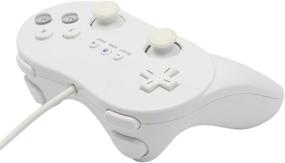 img 2 attached to 🎮 Beastron Classic Controller Pro - Console Gamepad/Joypad - Wired Controller for Nintendo Wii Wii U - White (1 Pack)