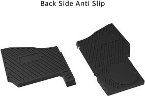 img 1 attached to 🔒 Ranger XP 1000 Front Floor Mats: All-Weather Protection Liners for Polaris Ranger XP 1000 Crew 2018-2022 (Replace # 2882780)