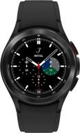 💪 experience advanced health and fitness tracking with samsung galaxy watch 4 classic 42mm smartwatch - gps, ecg monitor, sleep cycles, fall detection, and bluetooth - black us version logo