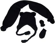 набор маленькой флисовой вязаной одежды nice caps для мальчиков на холодную погоду. логотип