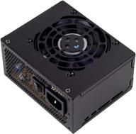 💡 silverstone technology 450w sfx form factor power supply - 80 plus bronze, single rail, active pfc (st45sf) logo