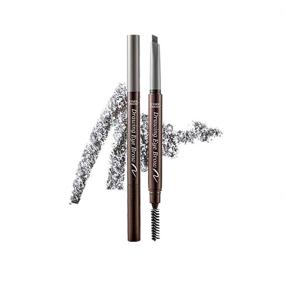 img 1 attached to 🖋️ ETUDE HOUSE Drawing Eye Brow Pencil: #5 Grey, Long Lasting & Soft Textured Eyebrow Makeup for Natural Daily Look