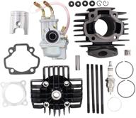 усиленная мощность и производительность: набор newyall carb carburetor cylinder piston ring gasket top end kit логотип