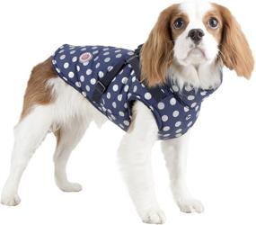 img 2 attached to 😍 Pinkaholic NY Miss Dotty Winter Fleece Vest in Small Navy - Cozy and Chic!