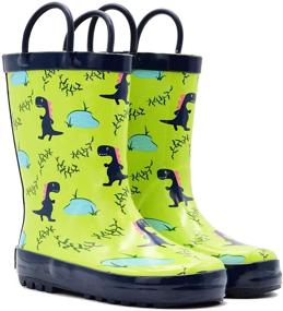 img 4 attached to Обувь Mucky Wear для детей: динозавры, мальчикам от 1 до 3 лет