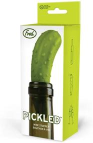 img 1 attached to 🥒 Genuine Fred PICKLED Wine Stopper - Green, 3.5" Tall for Preserving Wine