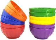 🥣 28 ounce multicolor plastic cereal container - durable & unbreakable логотип