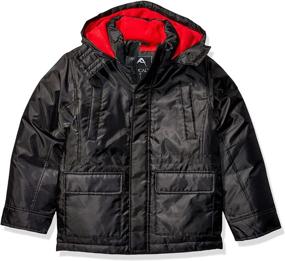 img 4 attached to 🧥 Classic Boys' Vertical Parka Jacket – Perfect Jackets & Coats for Young Boys