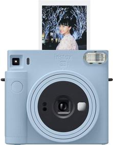 img 3 attached to 📸 Fujifilm Instax Square SQ1 Glacier Blue Camera Kit: Includes Instant Film & Accessories