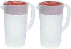 img 2 attached to 🥛 Rubbermaid White Qt Pitcher - Model 30621 (798837755681)